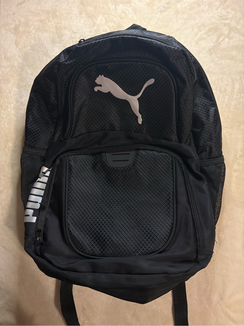 Puma Black Backpack with White Logo - Men's Athletic Pack